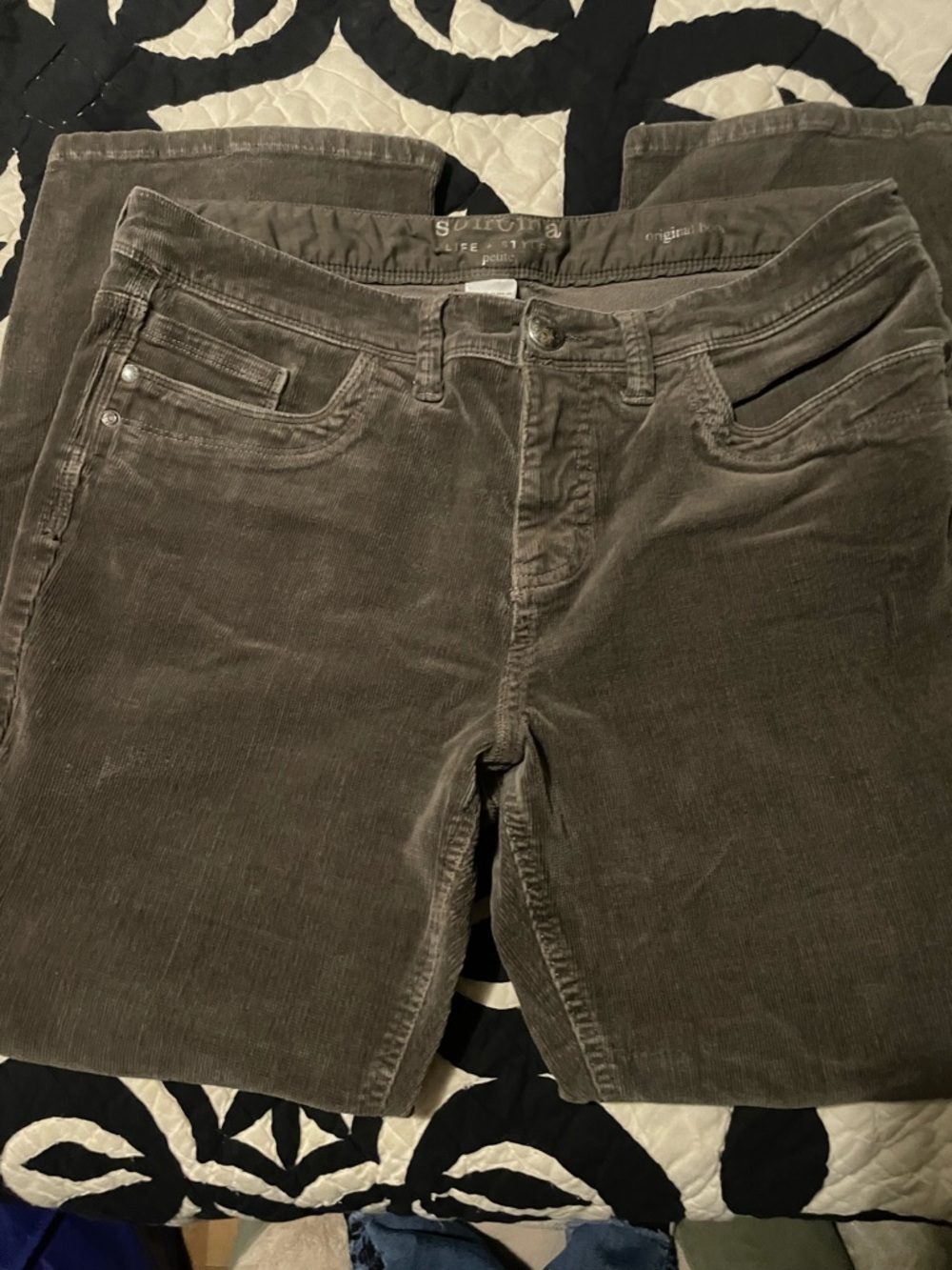 Sonoma Women’s Khaki Brown Corduroy Jeans- 12P